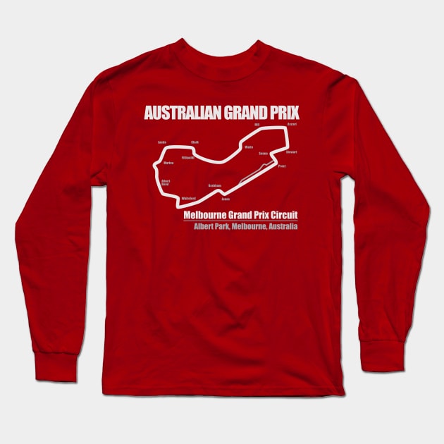 Australian Grand Prix DS Long Sleeve T-Shirt by Chicanery